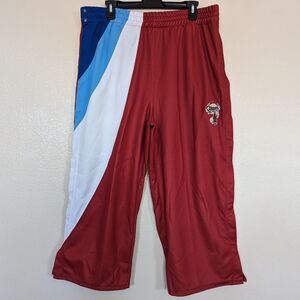 Platinum Fubu 1927 Harlem Globetrotters L Warmup Track Pants 75th Anniversary